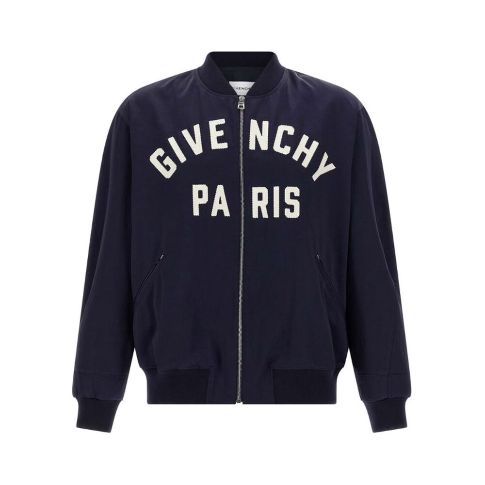 Givenchy Blue Cotton Men's Bomber